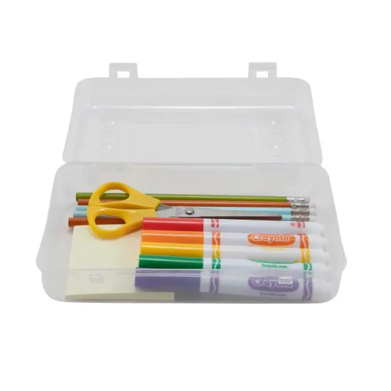Pencil Box Clear, Pack of 6 {3}