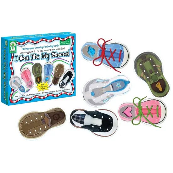 I Can Tie My Shoes Lacing Cards, Grade PK-1 {1}