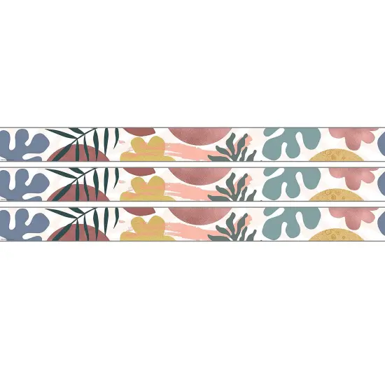 Wonderfully Wild Straight Rolled Border Trim, 50 Feet, 3 Rolls {1}