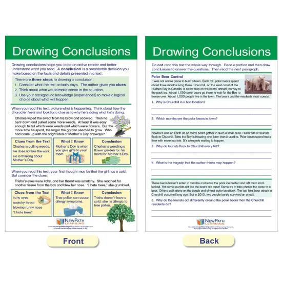 Reading Comprehension Bulletin Board Activity Chart Set {6}