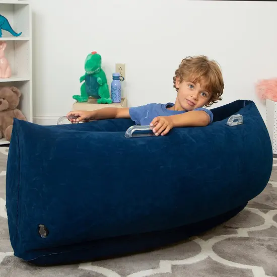 Comfy Hugging Peapod Sensory Pod, 48", Ages 3-6 Up to 4 Feet Tall, Blue {5}