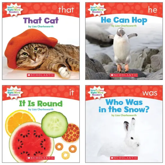 Nonfiction Sight Word Readers Set, Level A, Set of 25 Books {6}