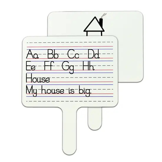 Two-Sided Dry Erase Answer Paddle, Pack of 6 {4}
