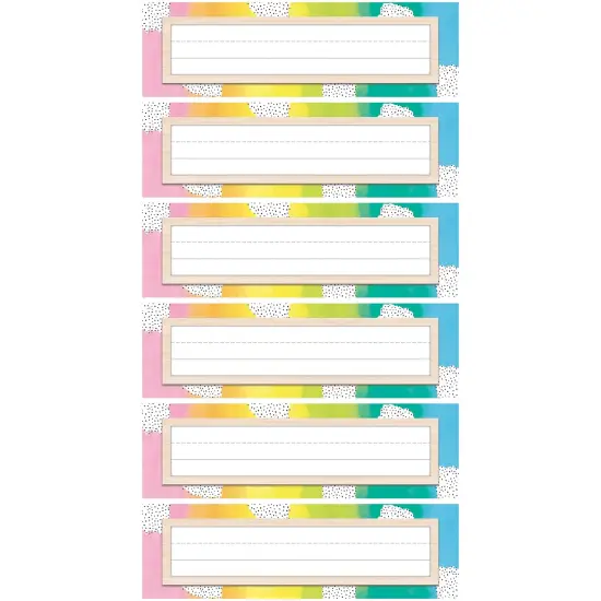 Creatively inspired Nameplates, 36 Per Pack, 6 Packs {1}