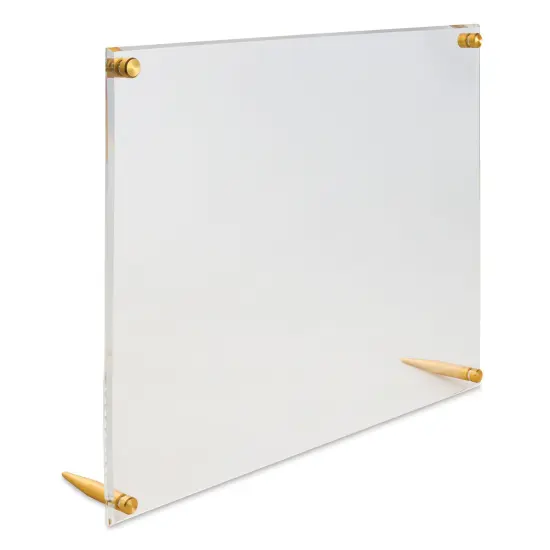 Wexel Art Acrylic Panel Frame - Tabletop, Gold Hardware, 8" x 10" {1}
