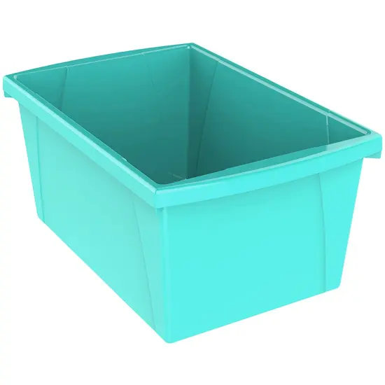 Medium Classroom Storage Bin, Teal, Pack of 2 {2}