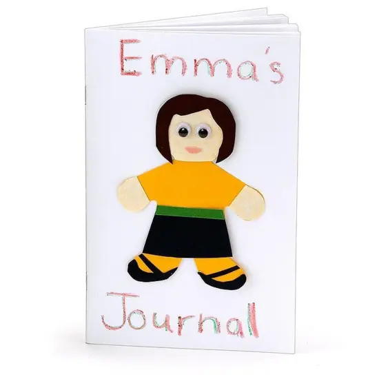 Blank Paperback Books, 5.5" x 8.5", White, 10 Per Pack, 2 Packs {5}