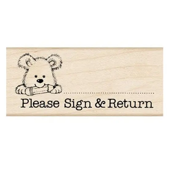 Please Sign & Return Pup Stamp, Pack of 3 {2}