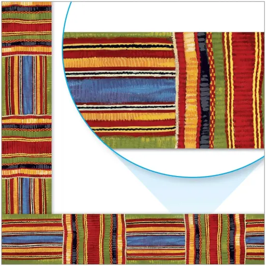 Kente Cloth Bolder Borders&reg;, 35.75' Per Pack, 6 Packs {4}