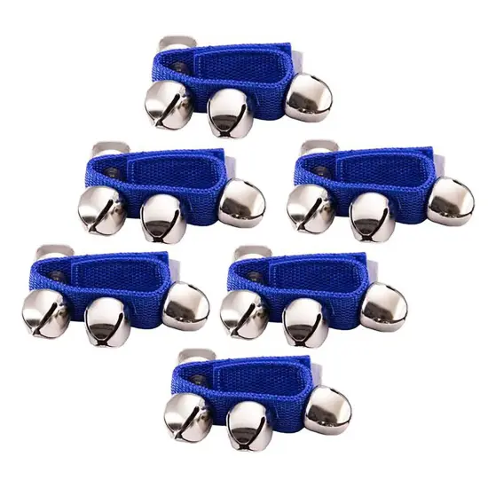 Wrist Bells, Blue, Pack of 6 {1}