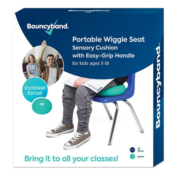 Portable Wiggle Seat Sensory Cushion, Green {1}