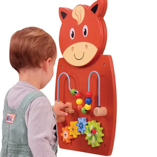 Horse Activity Wall Panel - Toddler Activity Center {2}