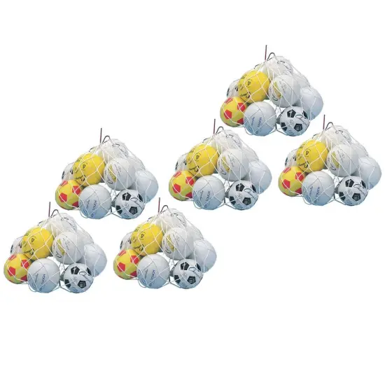 Nylon Ball Carry Bag, Pack of 6 {1}