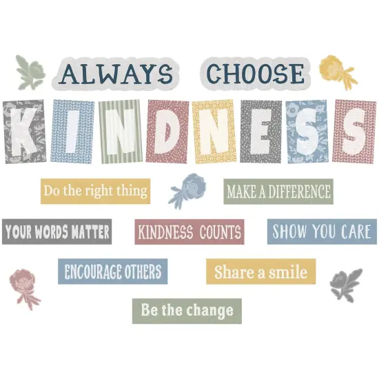 Classroom Cottage Always Choose Kindness Bulletin Board Set, 23 Pieces {1}