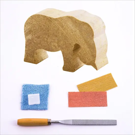 Mothers Day Gift - Lion & Elephant Double Carving Kit {4}