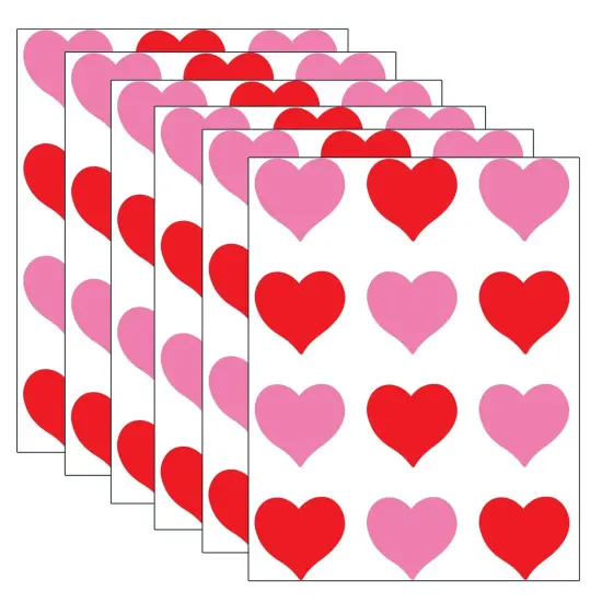 Hearts Mini Accents, 36 Per Pack, 6 Packs {1}