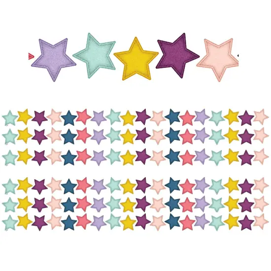 Oh Happy Day Stars Die-Cut Border Trim, 35 Feet, 6 Packs {1}