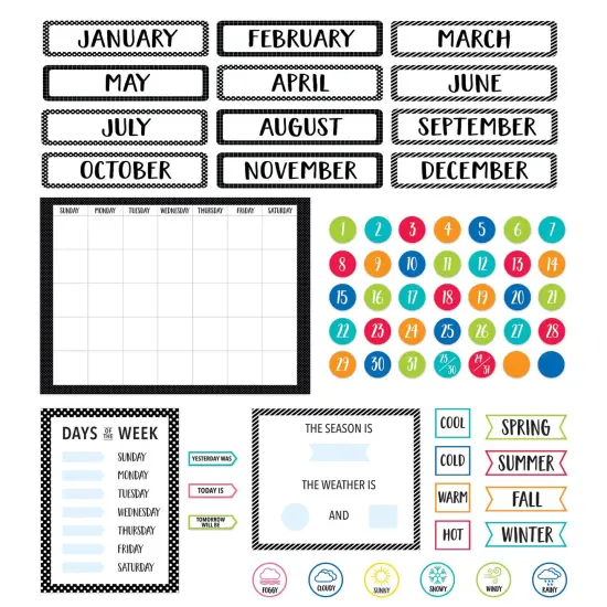 Core Decor Bulletin Board Calendar Set {1}