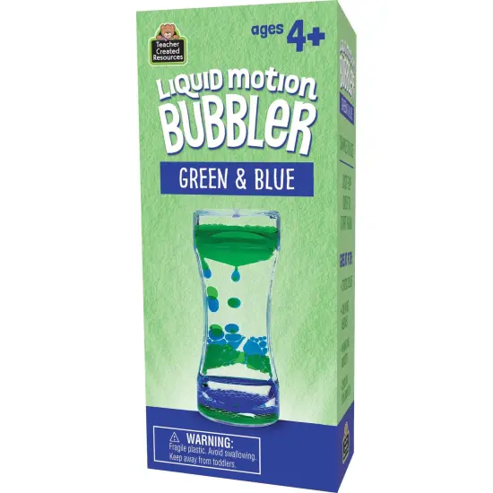 Liquid Motion Bubbler, Green & Blue, Pack of 6 {2}