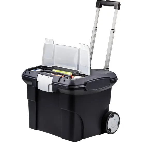 Portable File Box on Wheels {4}