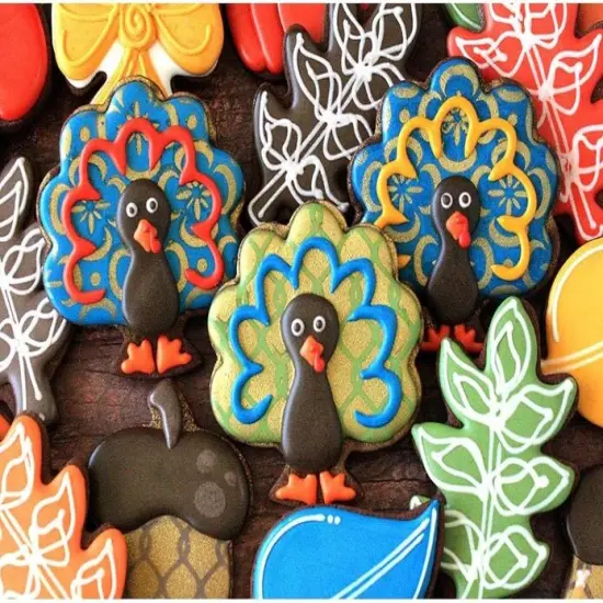 Ann Clark Front Facing Turkey Cookie Cutter, 3.75" {6}