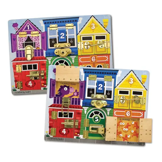 Latches Wooden Learning Board {1}