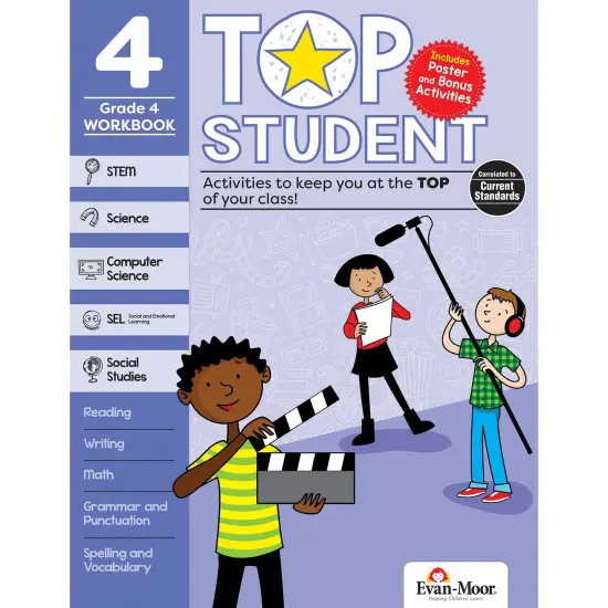 Top Student Activity Book, Grade 4 {1}