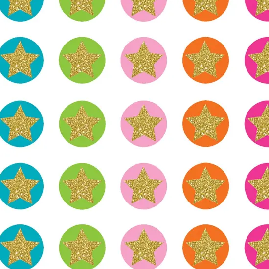 Confetti Stars Mini Stickers, 378 Per Pack, 12 Packs {2}