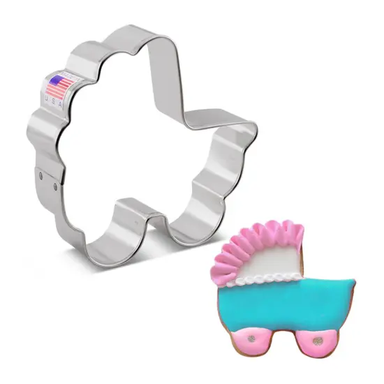 Ann Clark Baby Carriage Cookie Cutter {1}