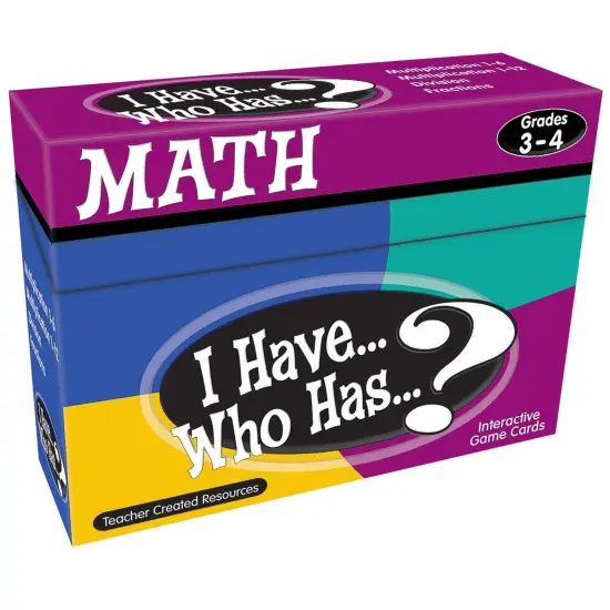 I Have, Who Has Math Game, Grade 3-4 {1}