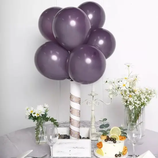 25 AMETHYST MATTE 10" Round Latex Balloons Party Wedding Decorations {2}