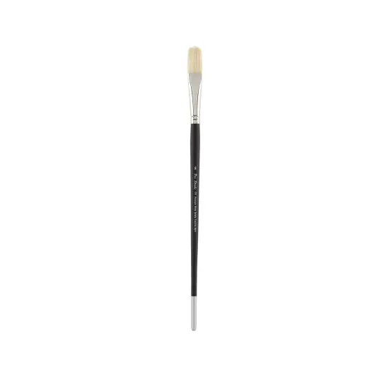 Creative Mark Pro Stroke Premium White Chungking Hog Bristle Artist Paint Brush - Flat - Natural Bristle Brush w/ Great Control Suitable for Oils, Watercolors, Acrylics, Alkyds, Caseins {1}