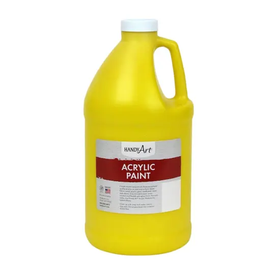 Acrylic Paint Half Gallon, Chrome Yellow {1}