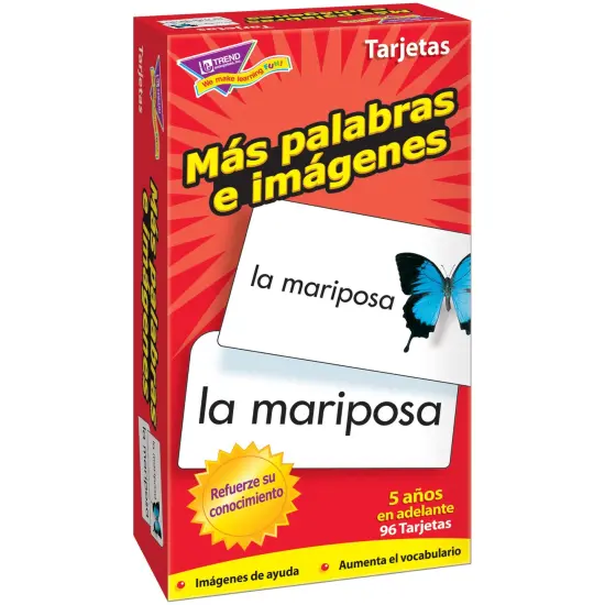 M&aacute;s palabras e im&aacute;genes (SP) Skill Drill Flash Cards, 3 Packs {2}