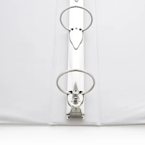 3-Ring View Binder with 2 Pockets, 1.5", White, Pack of 6 {3}