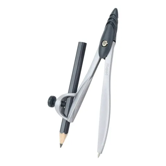 Study Metal Compass with Universal Holder, Assorted Colors, Pack of 12 {3}