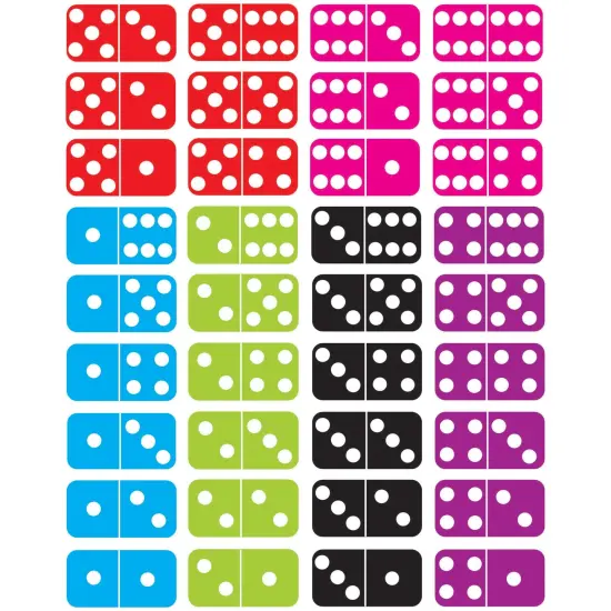 Die-Cut Magnetic Dominoes, 36 Per Pack, 2 Packs {2}