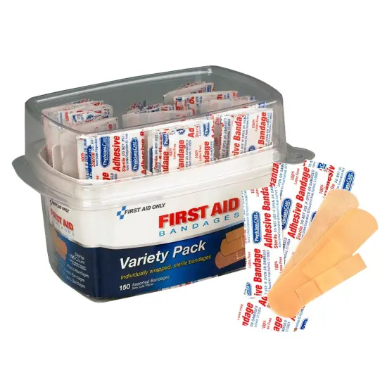 Assorted Bandage Box Kit, 150 Pieces {1}