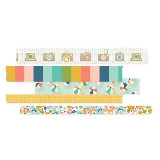 Summer Snapshots Washi Tape-5/Pkg {3}