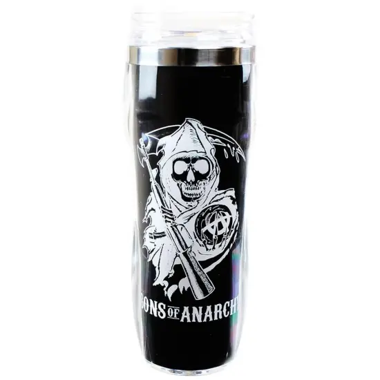 Sons of Anarchy Reverse Logo 16oz Travel Mug {1}