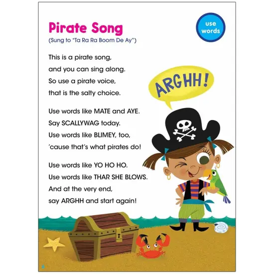Sight Word Songs Flip Chart: 25 Playful Piggyback Tunes That Teach the Top 50 Sight Words {4}
