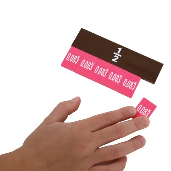 Fraction/Decimal Tiles - 51 Per Set - 2 Sets {4}