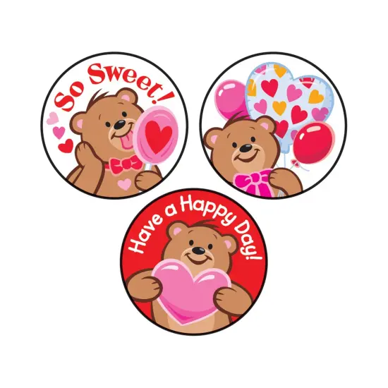 Friendship Bears/Chocolate Cherry Stinky Stickers&reg;, 48 Per Pack, 6 Packs {2}