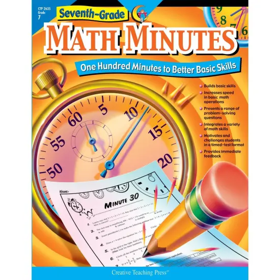 Math Minutes Book, Grade 7 {1}