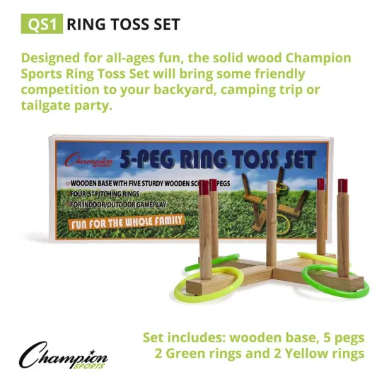 Quality Ring Toss Set {3}