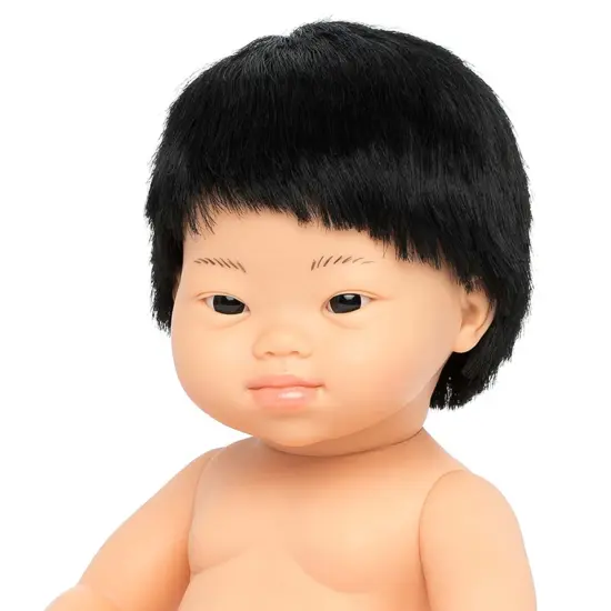 Anatomically Correct 15" Baby Doll, Down Syndrome Asian Boy {3}