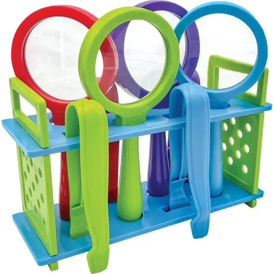 Up-Close Science: Magnifying Glasses & Tweezers Activity Set {1}