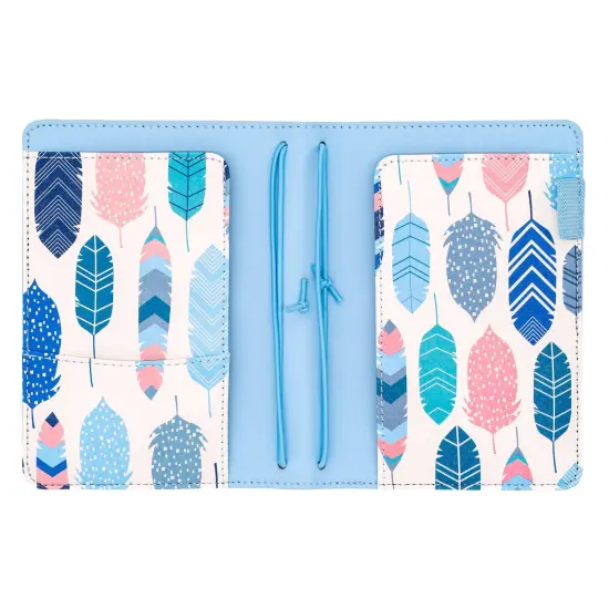 A6 Notebook and Passport Holder - Sky Blue {3}