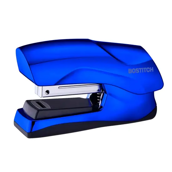 Flat Clinch Stapler, 40 Sheets, Metallic Blue {1}