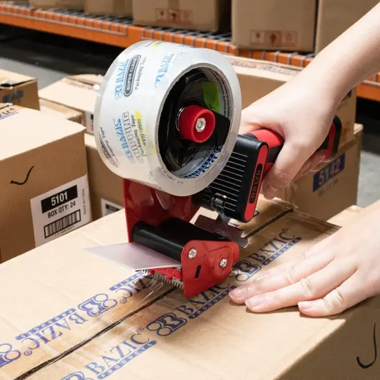 Rubber Grip Premium Comfort Packing Tape Dispenser, Pack of 2 {4}